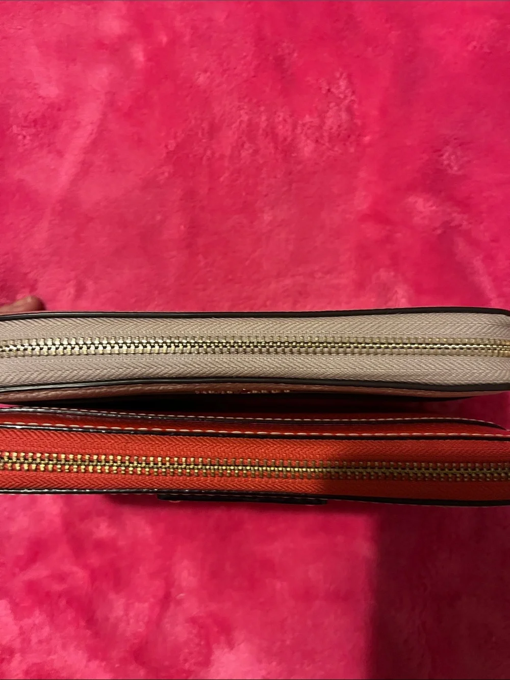 2New Leather Kate Spade Wallets, Red and Beige